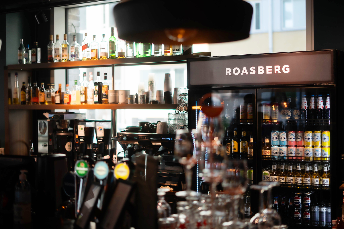 The bar at Roasberg Kolmas linja